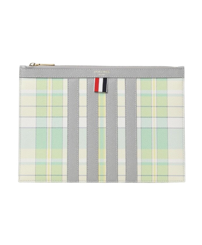 groene-leren-clutch-rits