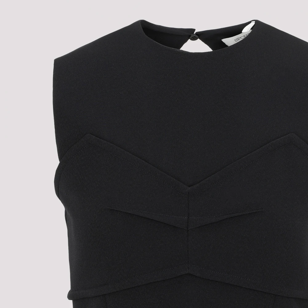 SPORTMAX Maxi Dresses Black Dames