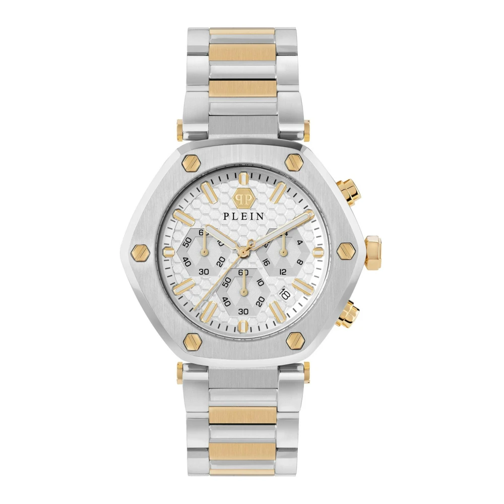 Philipp Plein , Watches, Male, Gray, One Size, The Hexagon Chrono