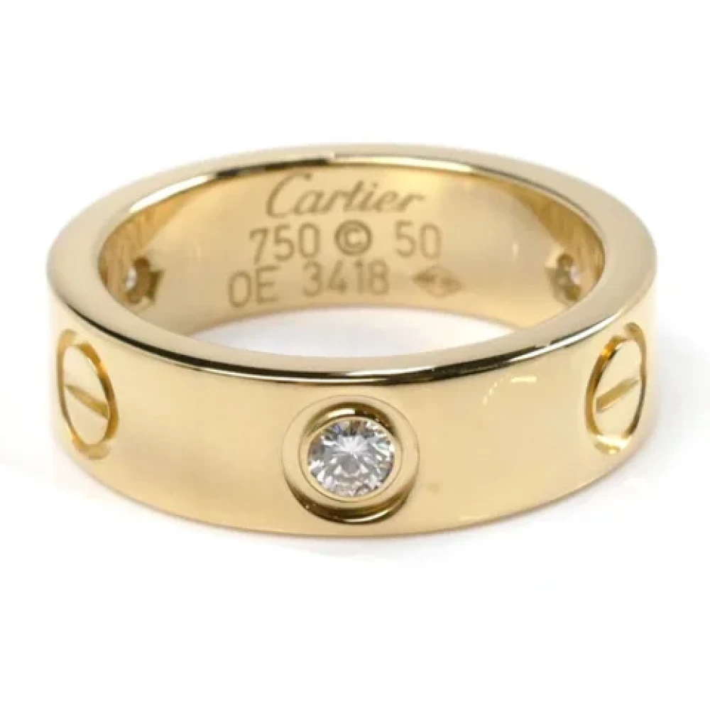 Cartier Vintage Pre-owned Guld ringar Yellow, Dam