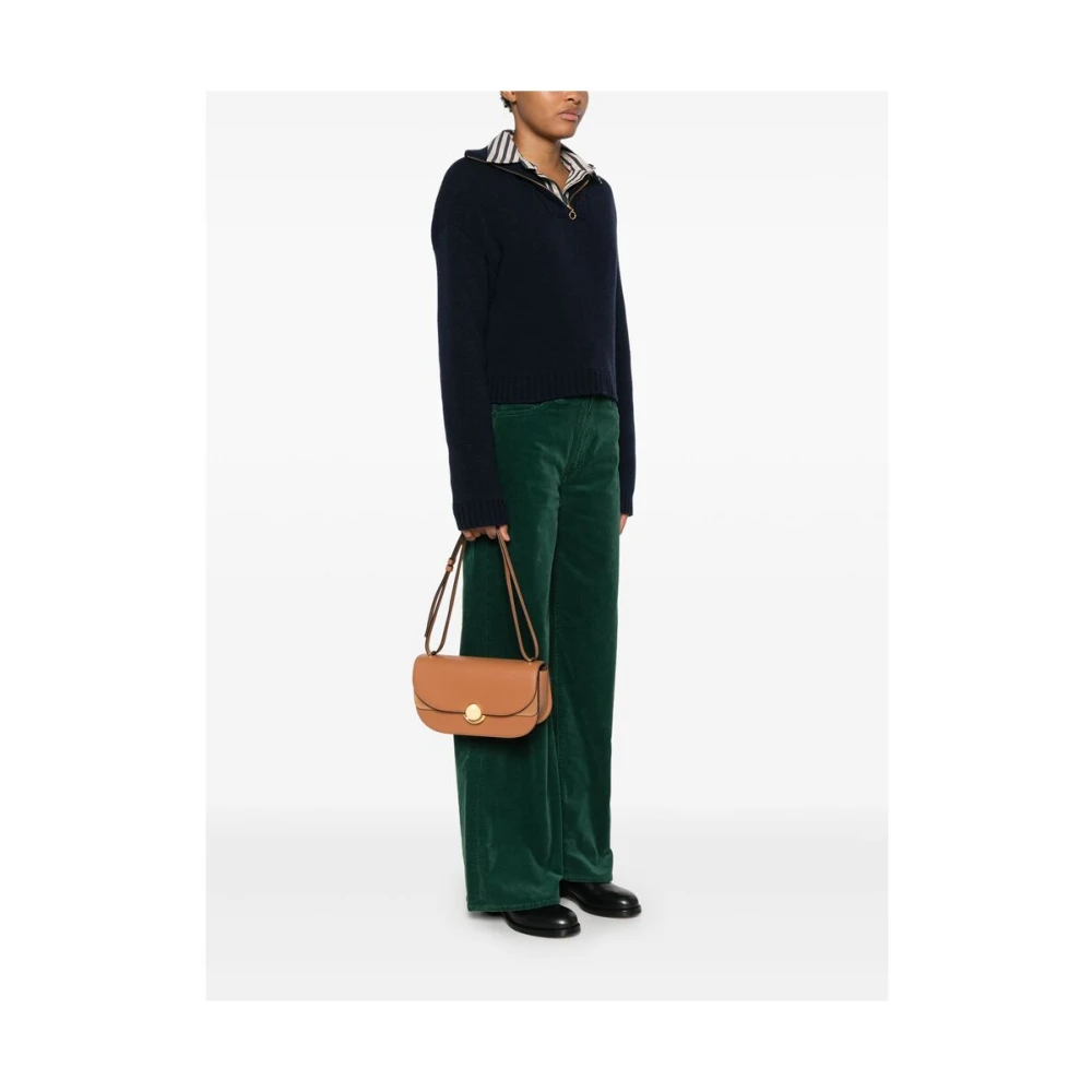 Furla Schoudertas van Glad Leer Brown Dames