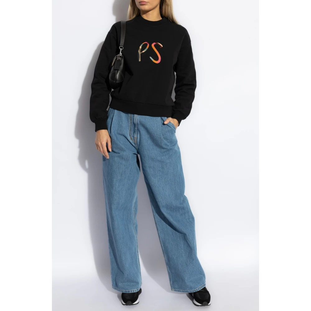 PS By Paul Smith Sweatshirt met logo Black Dames