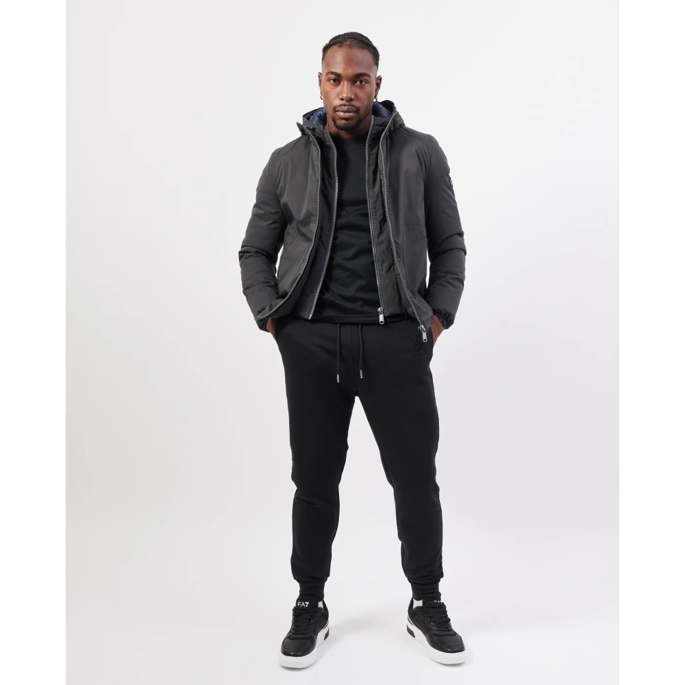 YES ZEE Zwarte gevoerde softshell jas Black Heren