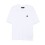 t-shirt-blanc-col-rond-logo-brode-coton