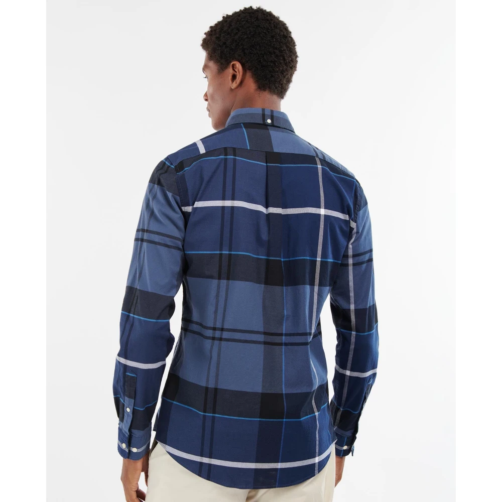 Barbour Op maat gemaakt overhemd in inktblauw Blue Heren