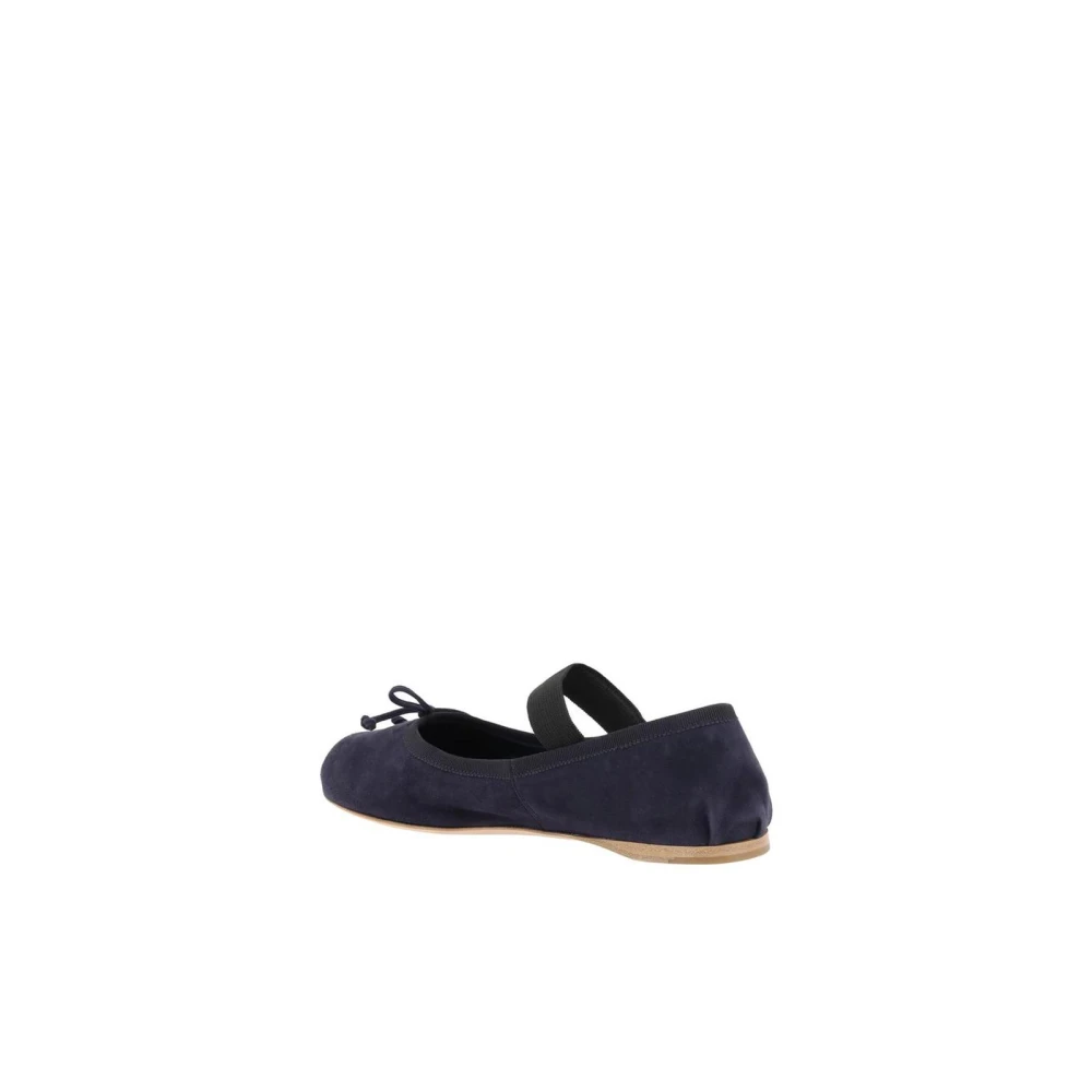 Miu Strik Stijl Ballerina's Blue Dames