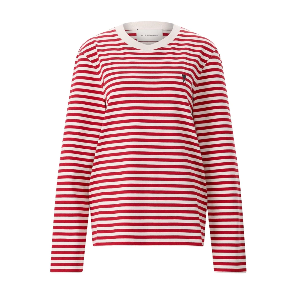 Ami Paris Uomo Rosso Felpe, M, New,