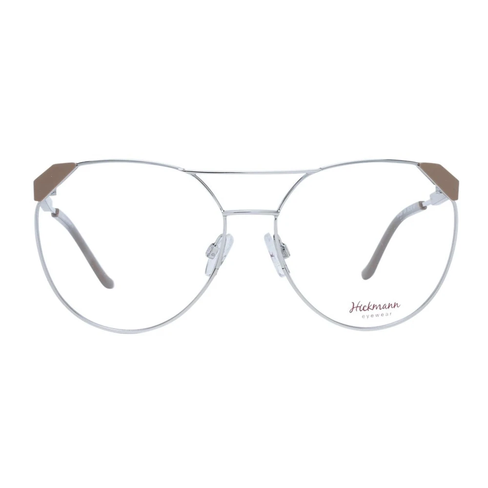Ana Hickmann Zilveren Aviator Optische Frames met Demo Lenzen Gray Dames