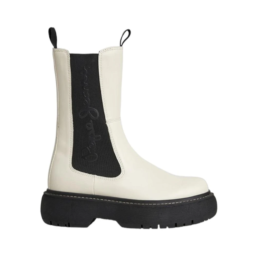 Pepe Jeans - Chelsea Boots - Blanc -
