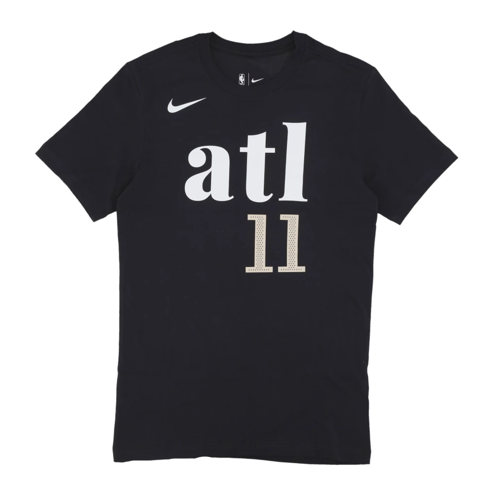 Nike NBA City Edition Essential Tee Trae Young Black Heren