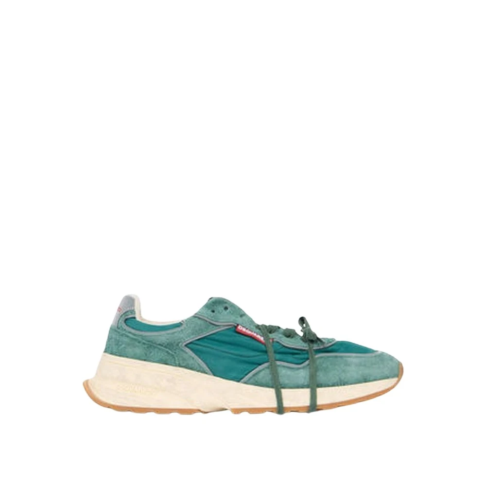 Dsquared2 Lace-Up Low Top Sneakers Heren Schoenen Groen