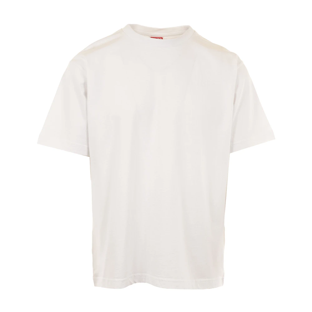 Kenzo Vit Boke Flower 2.0 Broderad Oversize T-Shirt