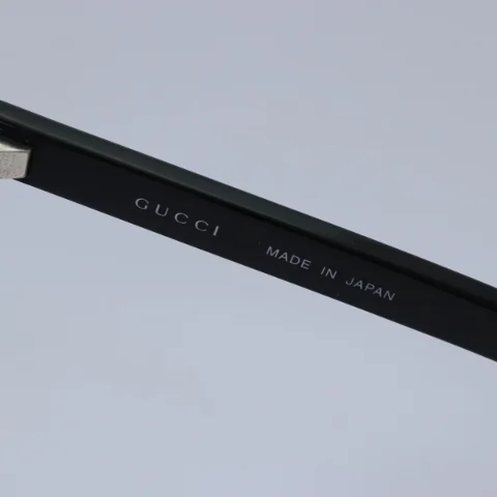 Gucci Vintage Pre-owned Plastic sunglasses Black Dames