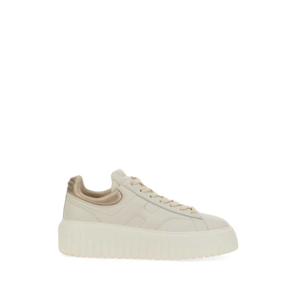 Hogan H-Stripes Sneaker Dames Schoenen Beige