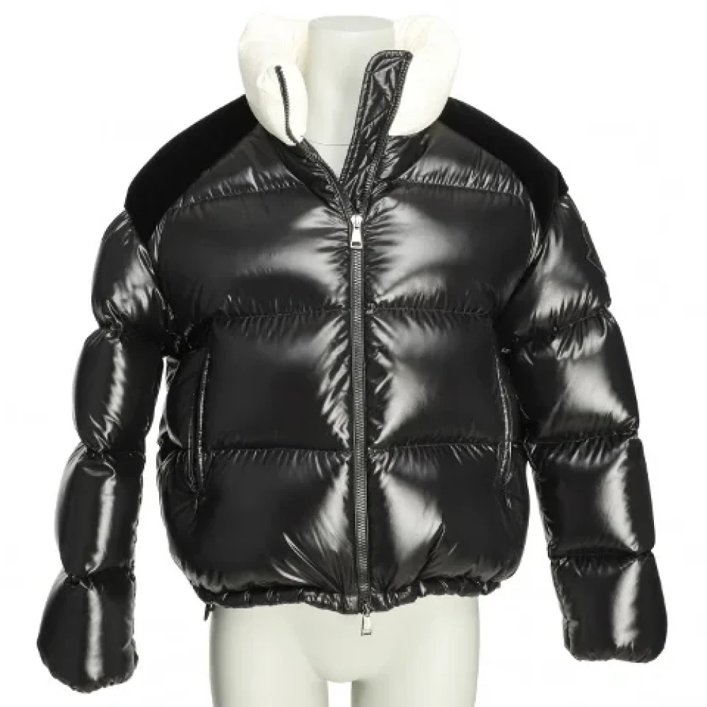Moncler Pre-owned Fabric outerwear Black Dames