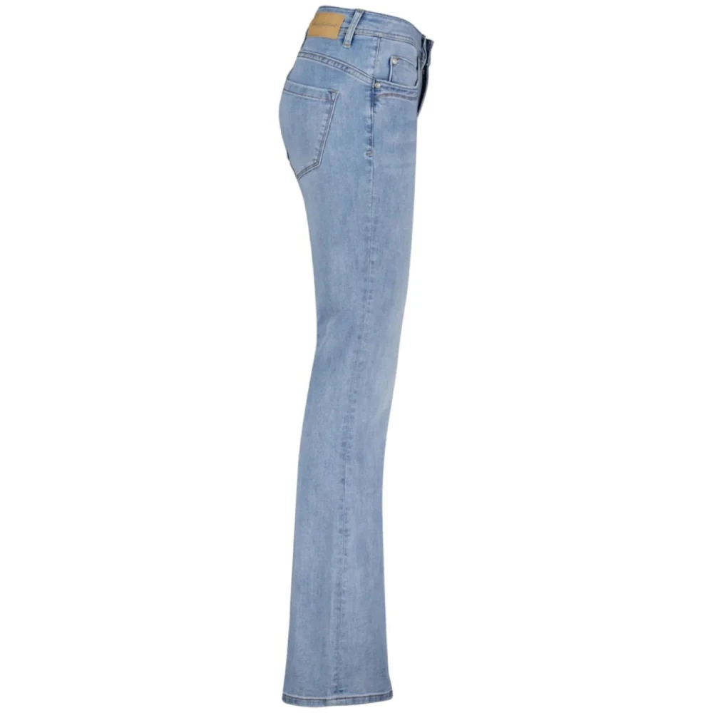 Red Button Babette Flared Bleach Jeans Blue Dames