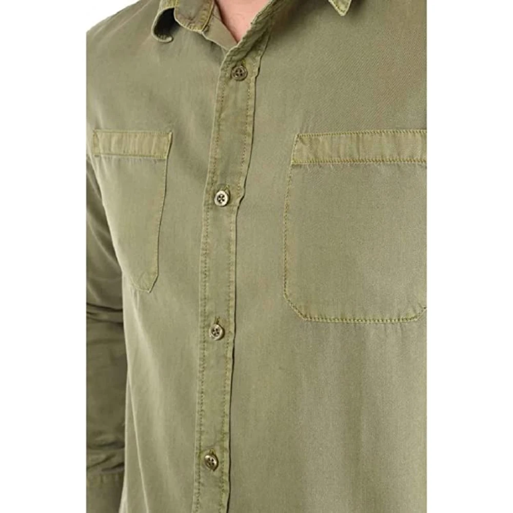 Guess Casual overhemd Green Heren
