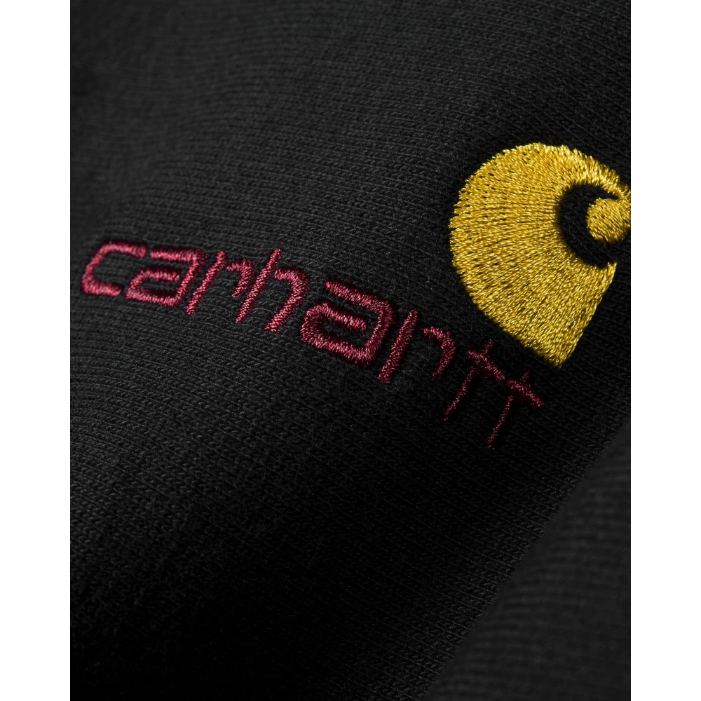 Carhartt WIP American Script Sweatshirt Black Heren