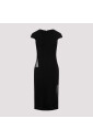 zwarte-gedrapeerde-jurk-elegant-chic