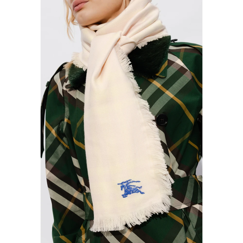 Burberry Wollen sjaal Beige Unisex
