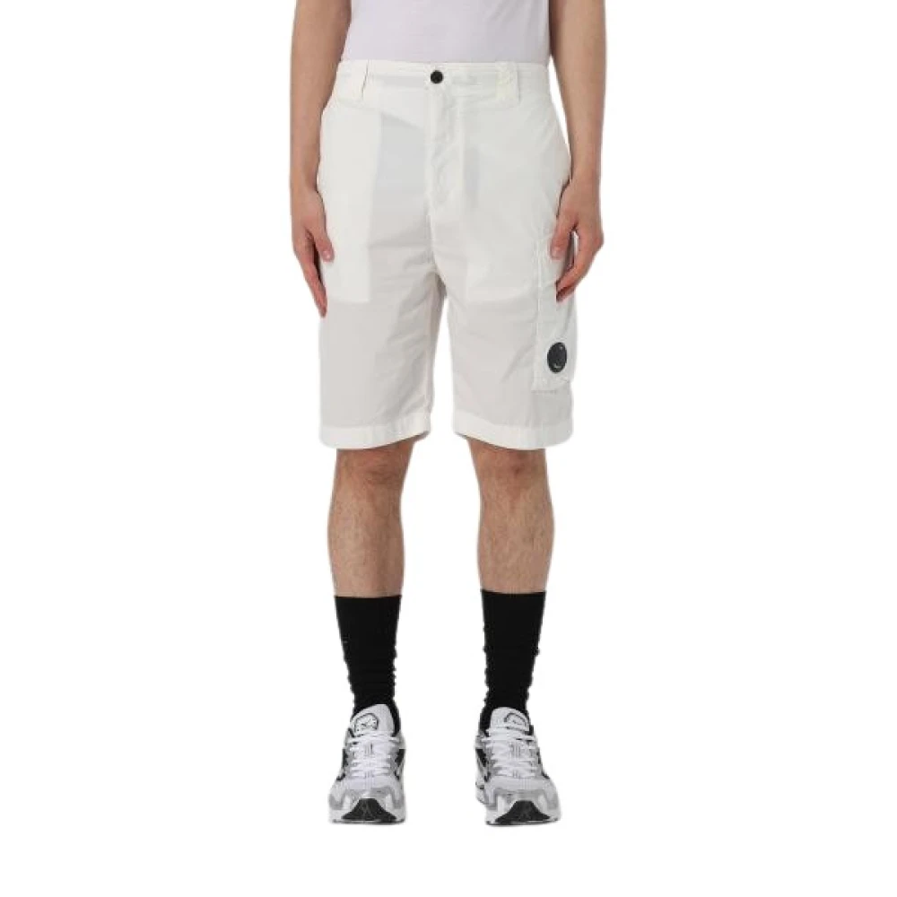 C.P. Company Witte Shorts voor Heren White Heren