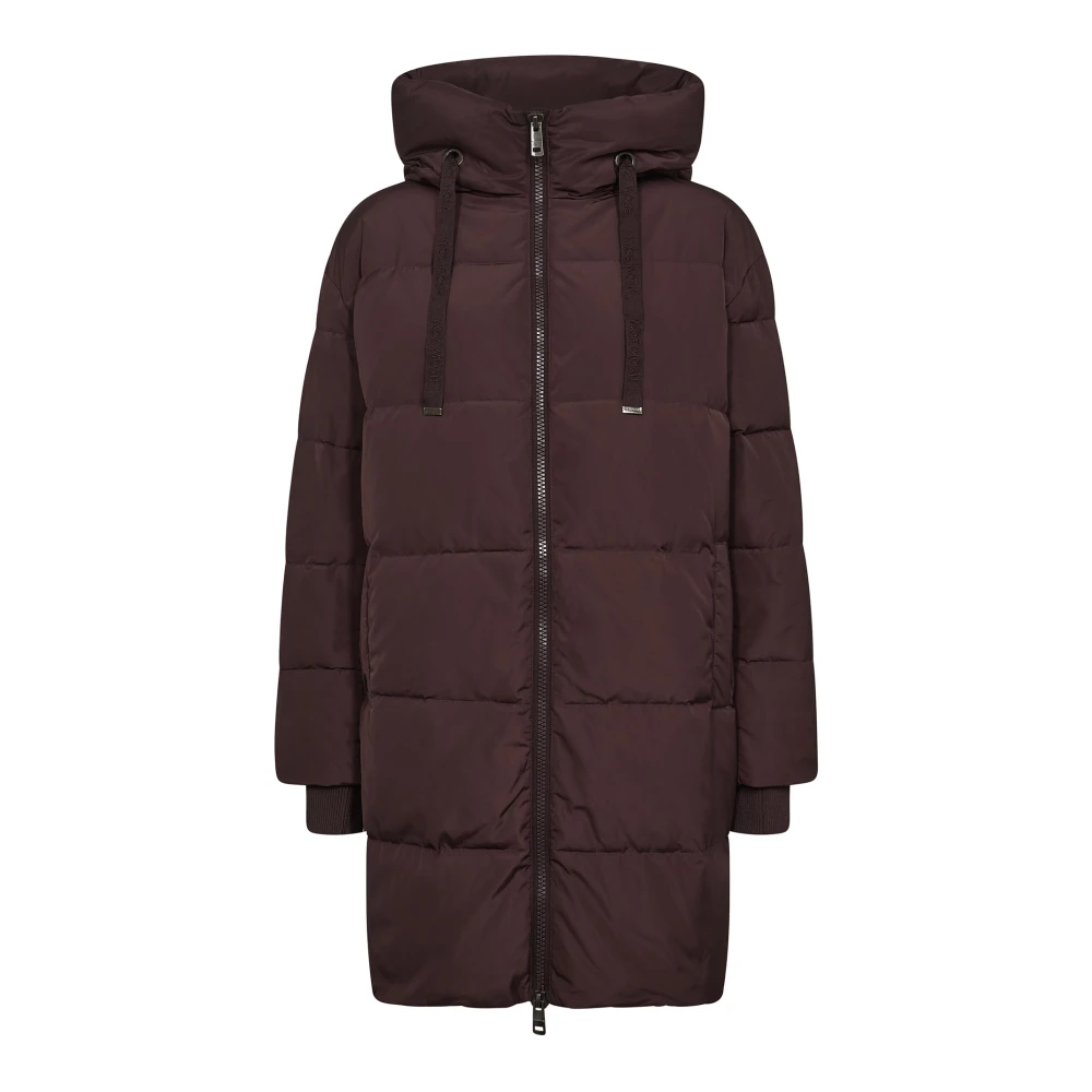Mos Mosh Purple Parkas, Female, Xl, Avon Down Jacket In Fudge