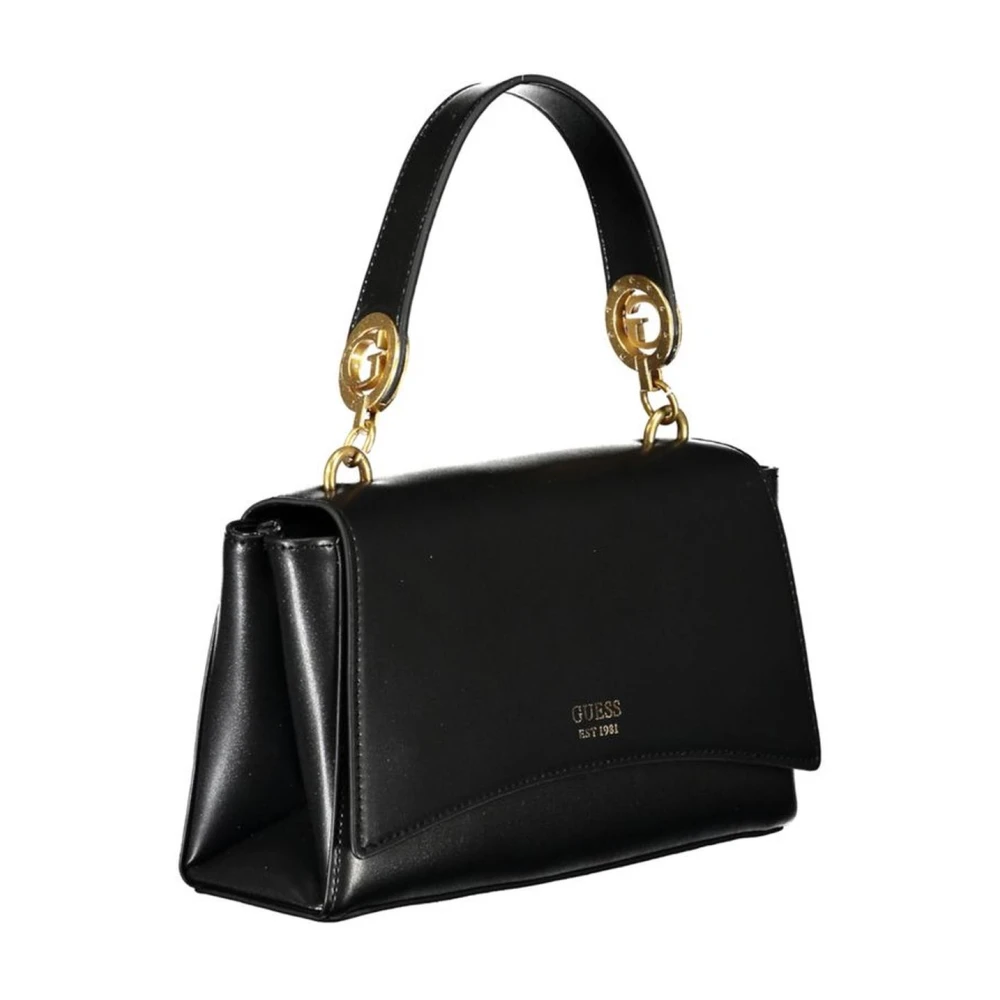 Guess Zwarte handtas met meerdere zakken Black Dames