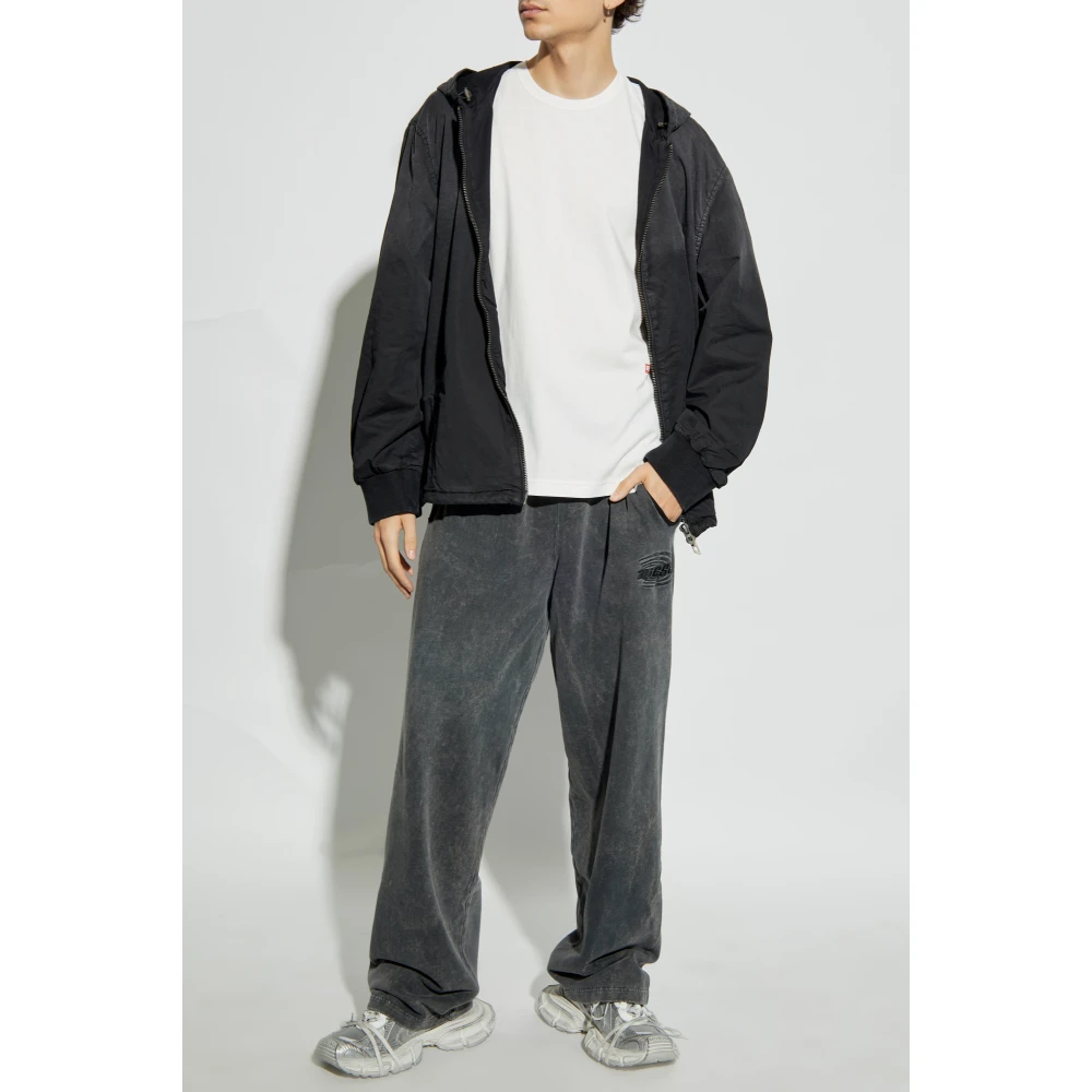 Diesel T-shirt T-Adjust-Slits-R13 White Heren