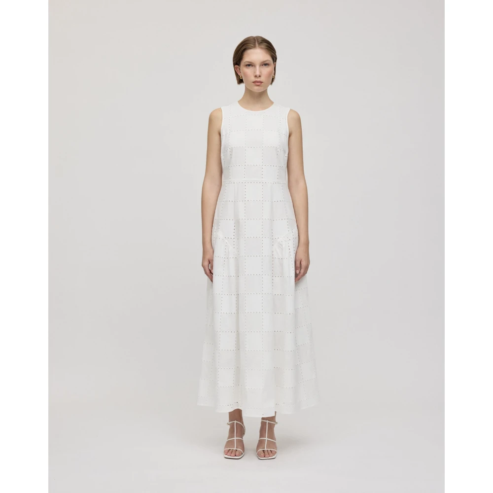 IVY OAK Marca Rose Jurk White Dames