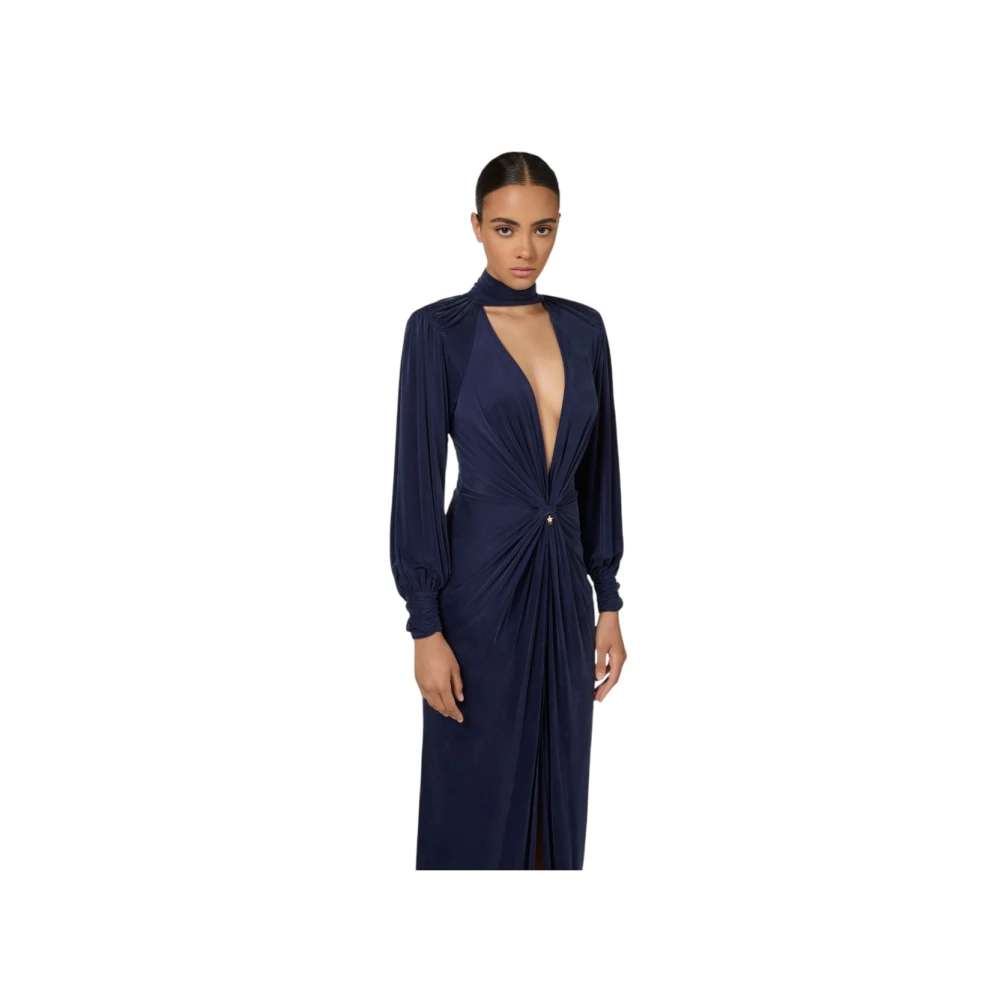 Elisabetta Franchi Elegante Jurk voor Speciale Gelegenheden Blue Dames