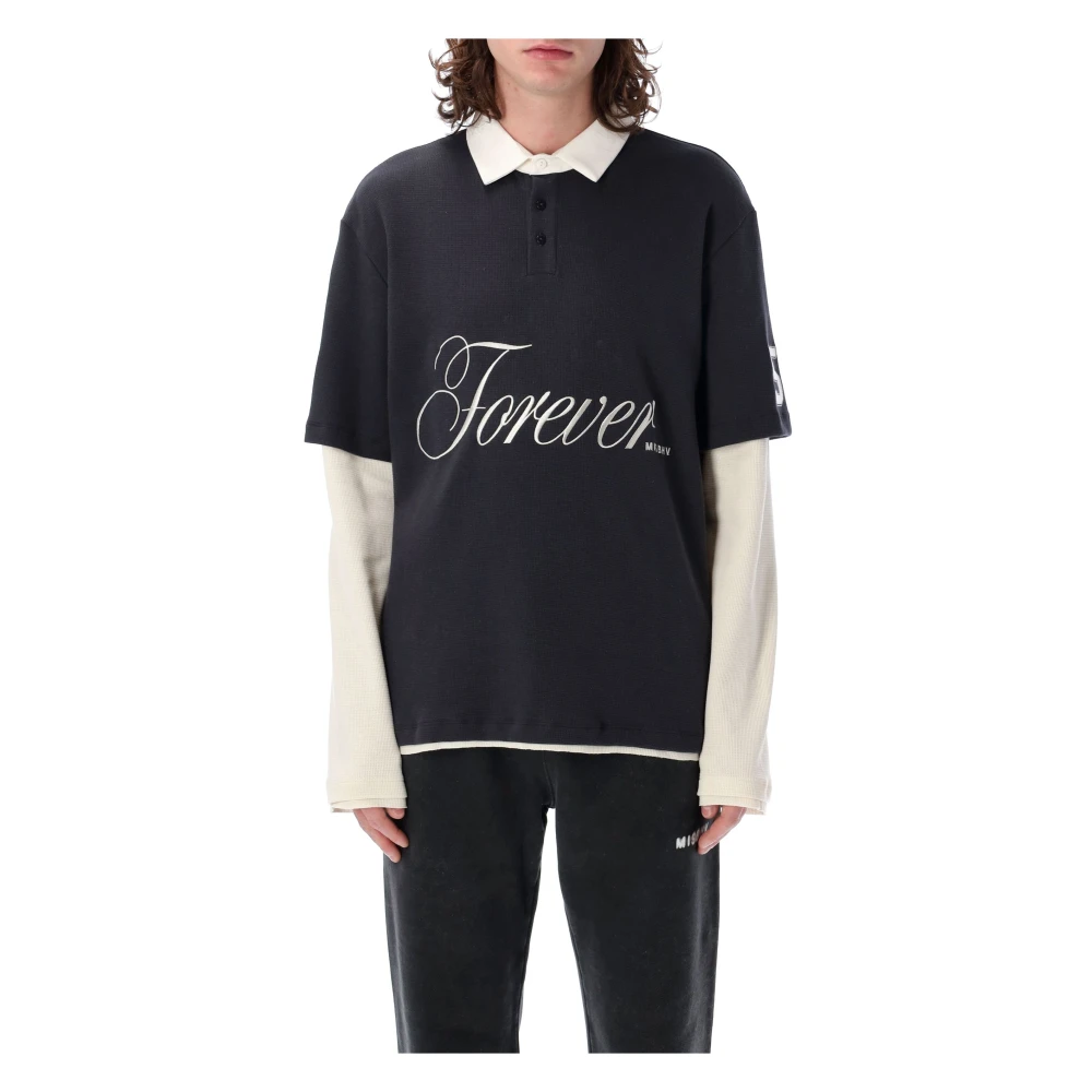 Misbhv Dubbel Laags Forever Polo Black Heren