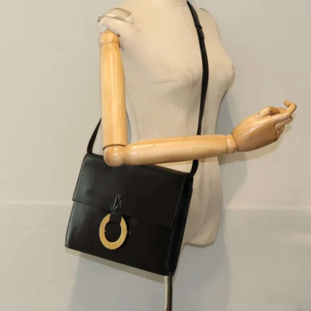 Celine Vintage Pre-owned Leather celine-bags Black Dames
