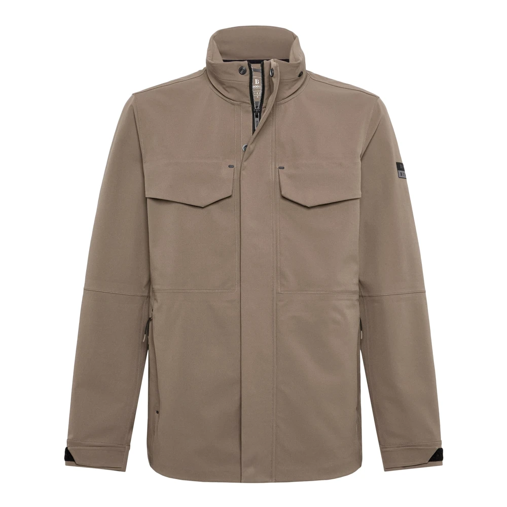 Boggi Milano B Tech Technical Fabric Veldjas Beige Heren