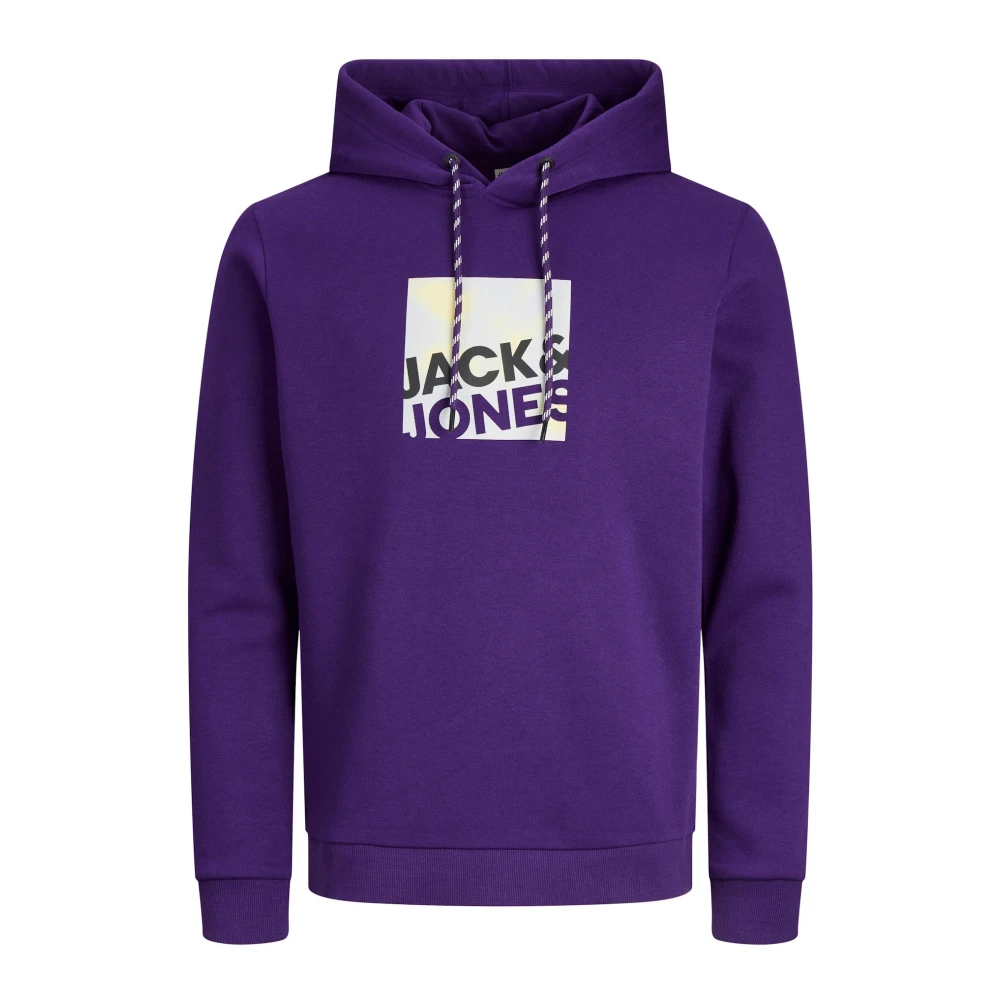 Jack & jones Logan Hoodie Sweatshirt Purple Heren