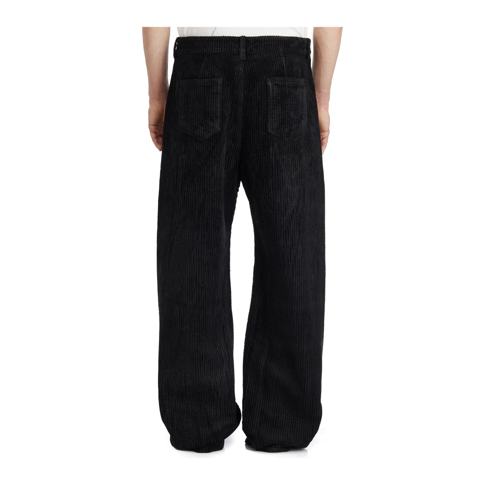 Rick Owens Wijde Jeans Black Heren