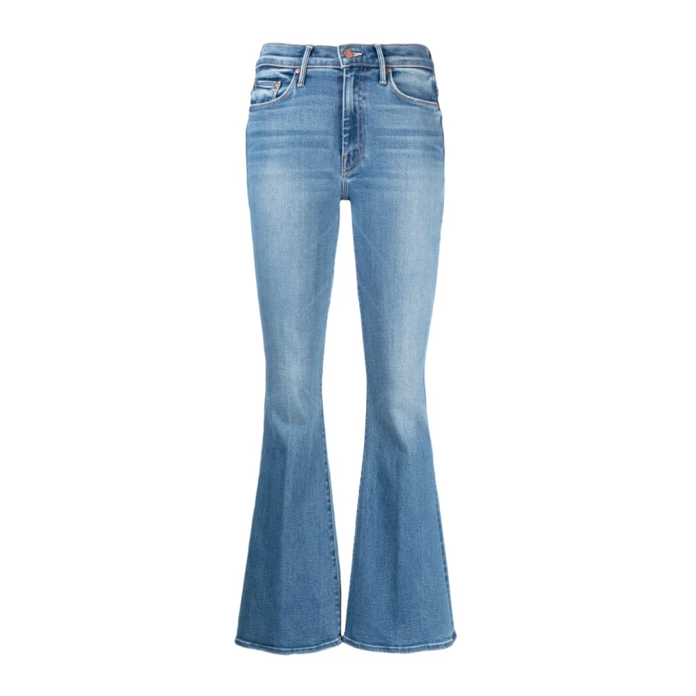 Mother Weekender Bootcut Jeans Blue Dames