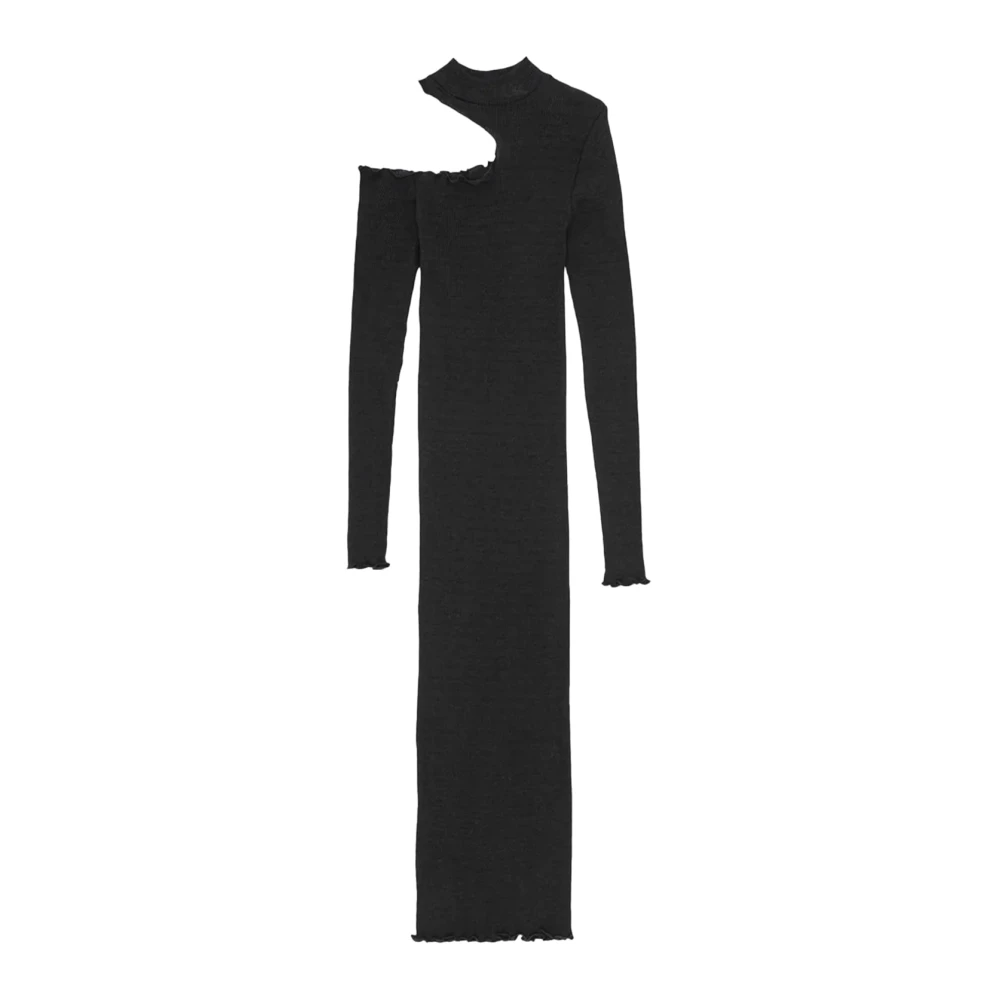 Opéra Sport Naadloze Katoenen Jurk Black Dames