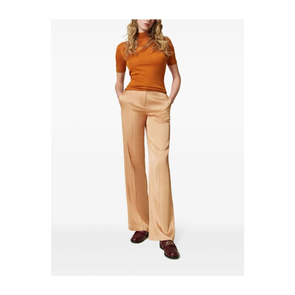 Twinset Roze & Paarse Broek Beige Dames