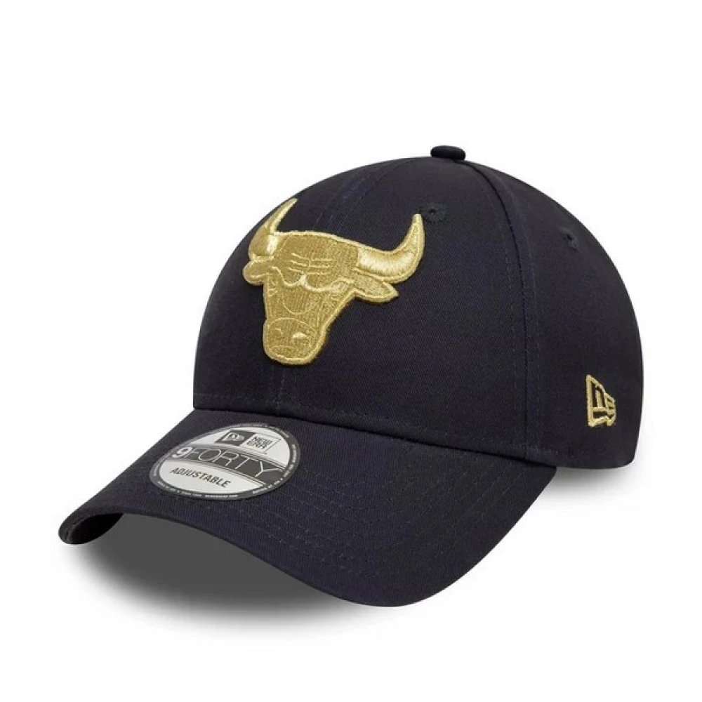 new era Bulls Metallic Pet Black Unisex