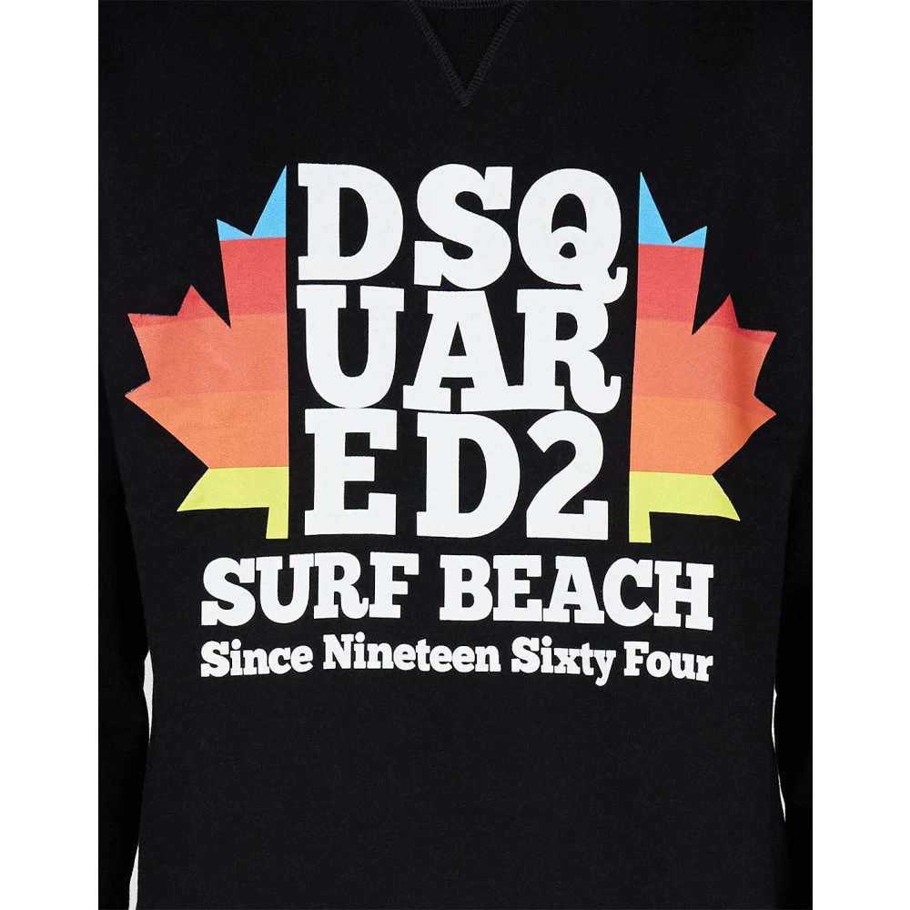 Dsquared2 Sweatshirts Black Heren
