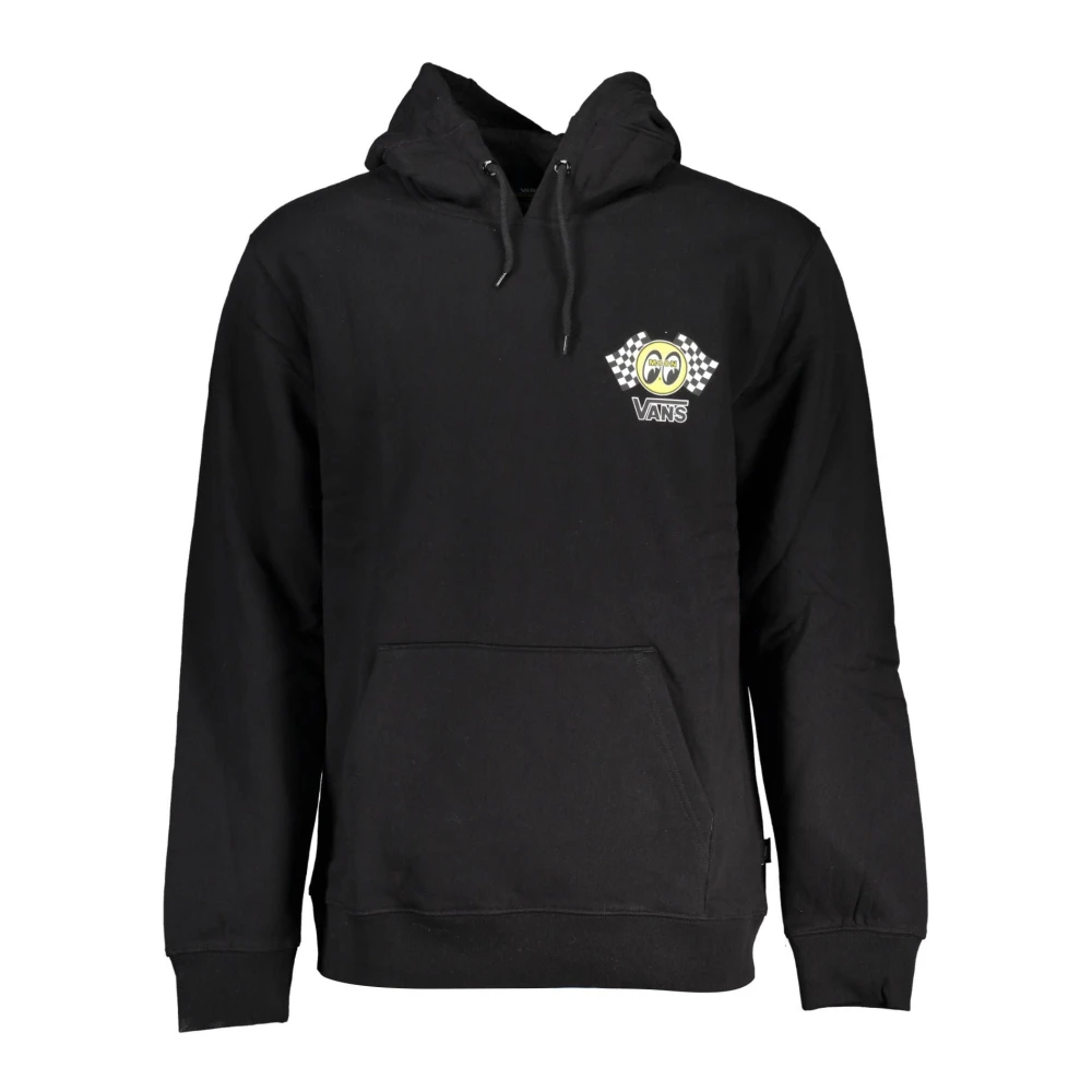 Vans , Hoodies, Male, Black, M, Black Cotton Hooded Sweatshirt - Image 3