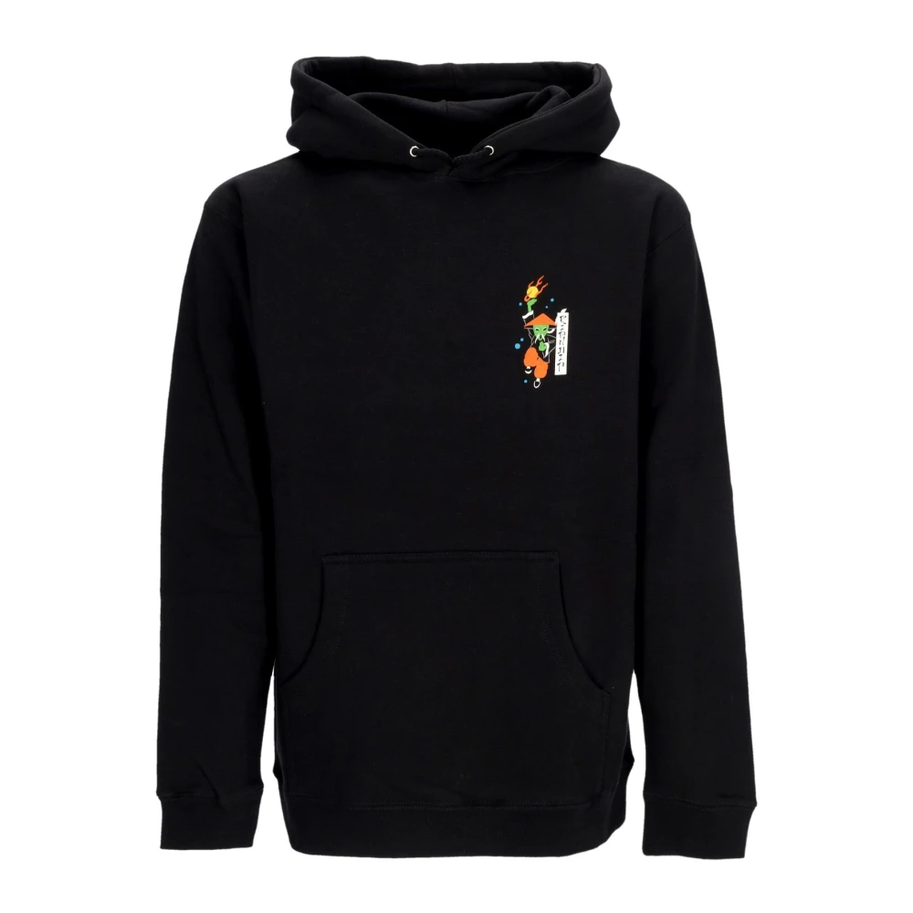 Ripndip Men's Black Hoodie With Drawstring Hood - Hoodies - L - Sweatshirts & Hoodies