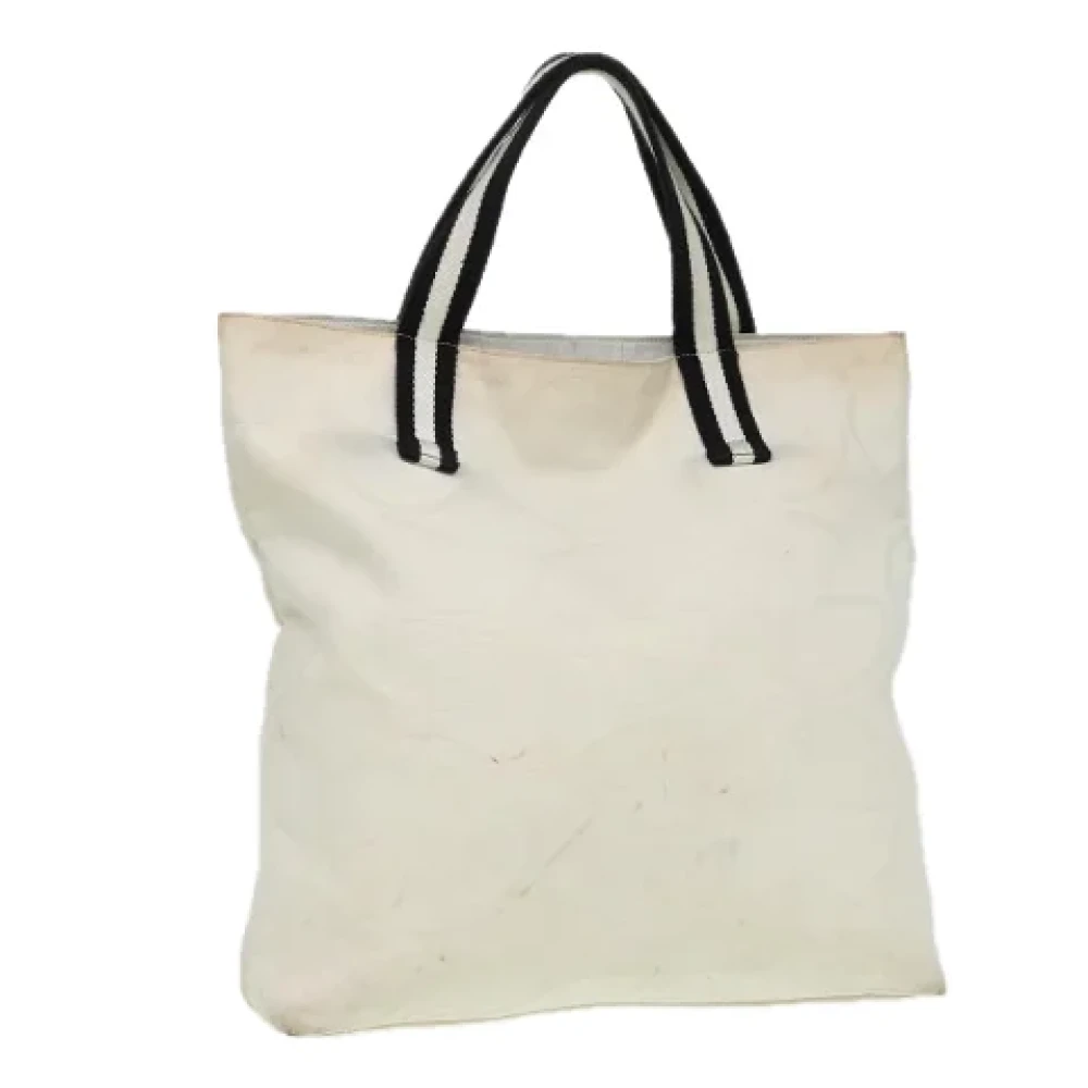 Gucci Vintage Pre-owned Canvas gucci-bags White Dames