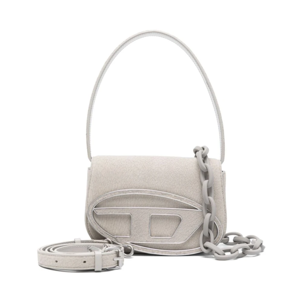 Diesel Zwarte schoudertas voor vrouwen Gray Dames