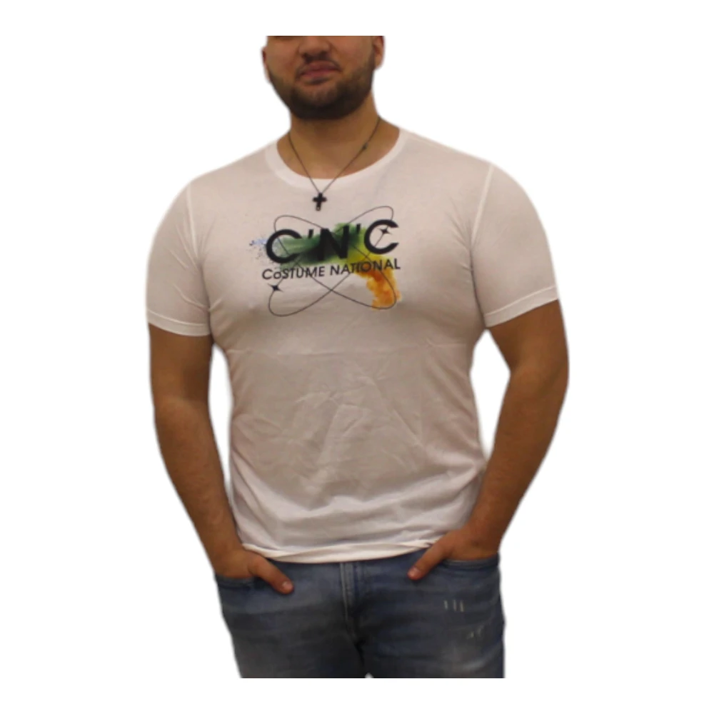Costume National Korte Mouw T-shirt White Heren