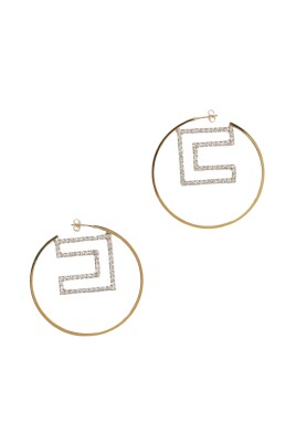 elegant-geometric-zirconia-hoop-earrings