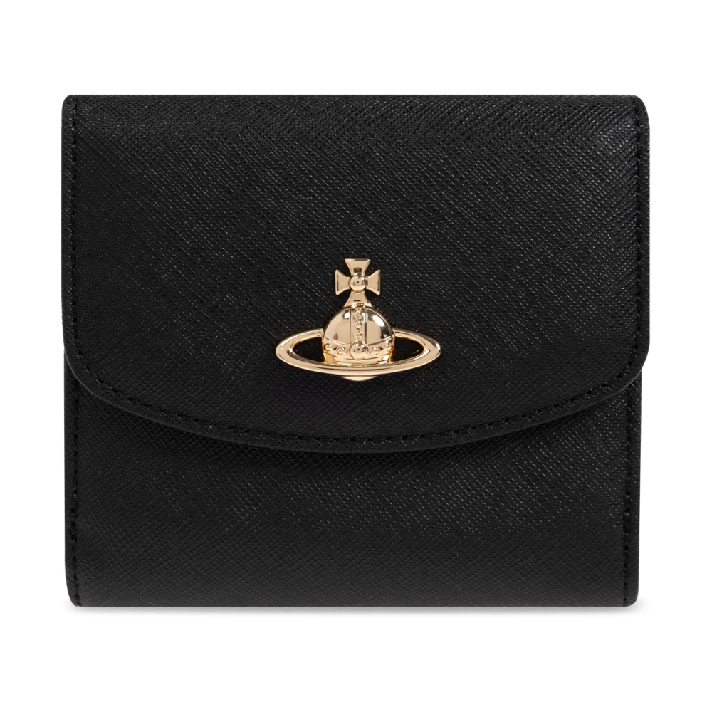 Vivienne Westwood Portemonnee met logo Black Dames