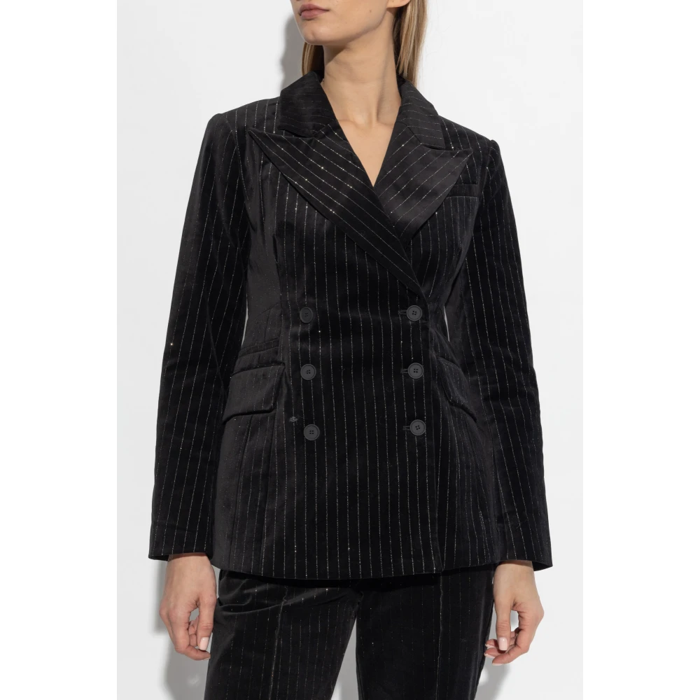 AllSaints Fluwelen blazer Seventh Black Dames