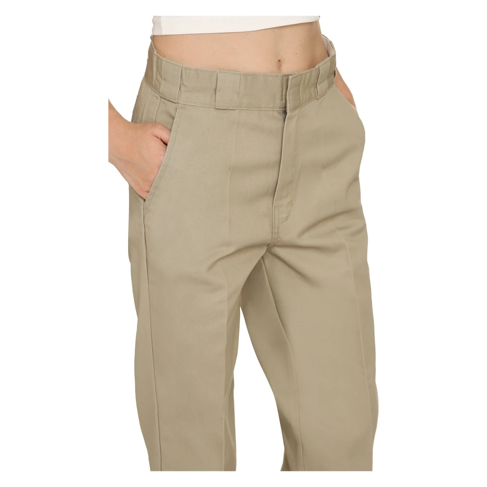 Dickies Rechte broek met zakken Beige Dames