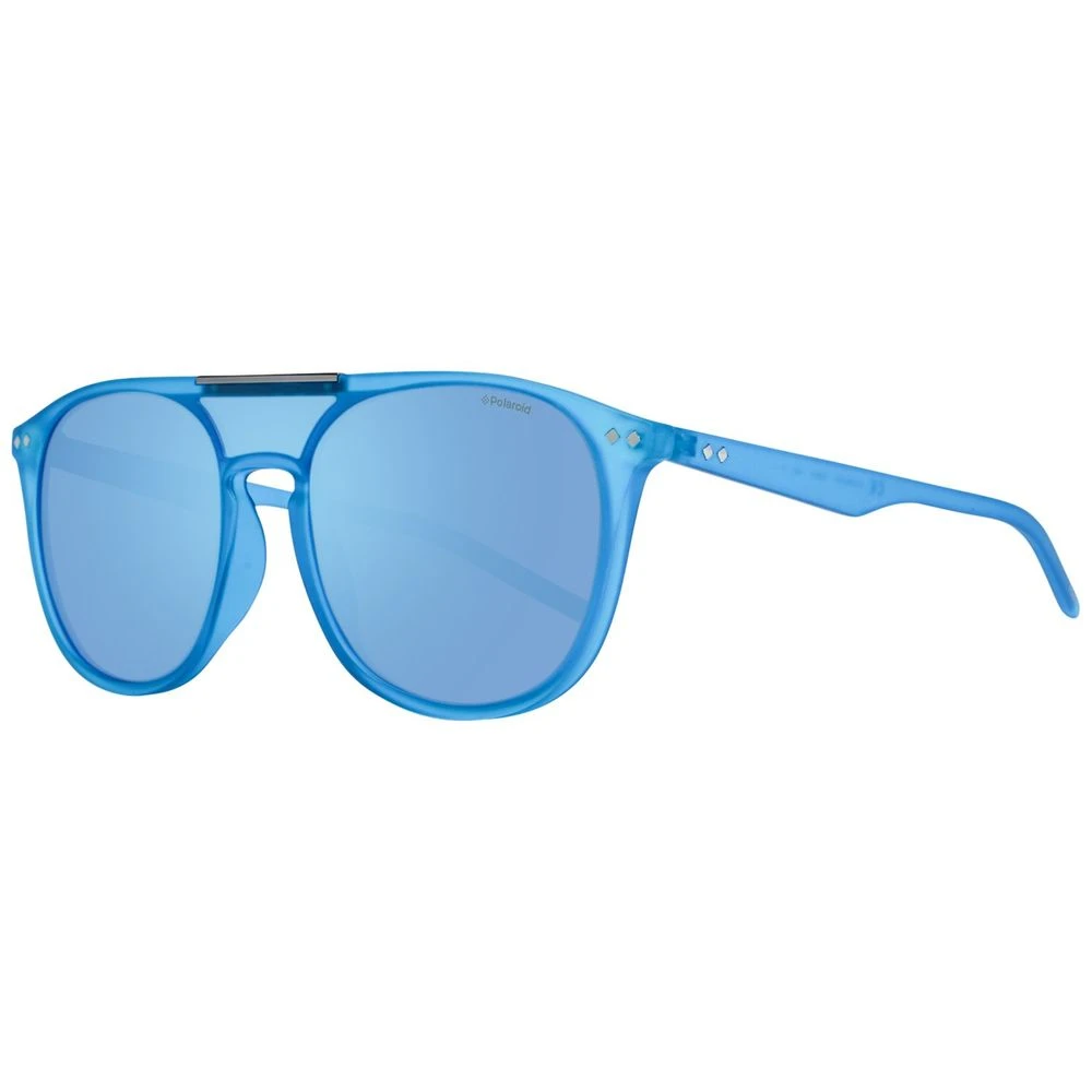 Polaroid Unisex Blue Plastic Sunglasses Polarized Mirrored Protection